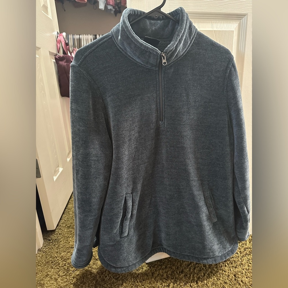 Women’s 32 Degree Quarter Zip Pullover Fleece Sweatshirt Large